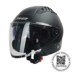 CASCO LS2 OF600 COPTER II NEGRO MATE