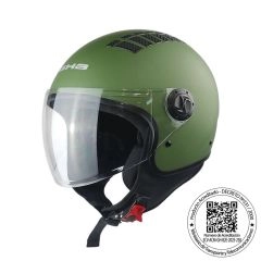 CASCO GHB 230 VERDE MILITAR MATTE