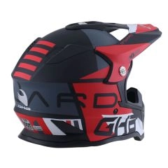 CASCO GHB 819-7 MX ONWARD NEGRO ROJO MATE