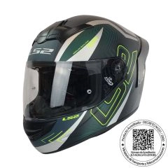 CASCO LS2 FF352 EVO GARR NEGRO AMARILLO MATE