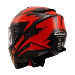 CASCO LS2 FF800 STORM II ATOMIK ROJO SHADOW