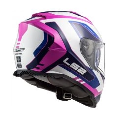CASCO LS2 FF800 STORM II TECHY BLANCO ROSA