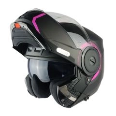 CASCO LS2 FF902 SCOPE II ARCH TITANIO ROSA MATE