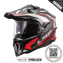 CASCO LS2 MX701 EXPLORER C FRONTIER II ROJO MATE