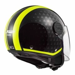 CASCO LS2 OF558 SPHERE LUX II CRUSH NEGRO AMARILLO