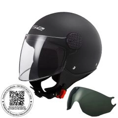 CASCO LS2 OF558 SPHERE LUX NEGRO MATE