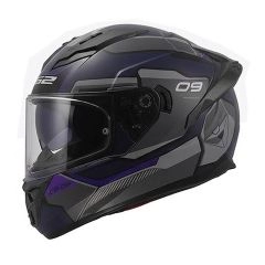 CASCO LS2 FF806 FUSION CE-09 AZUL GRIS MATE