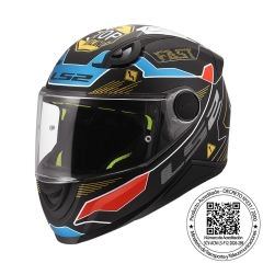 CASCO NIÑO LS2 FF812 KID ZERO GRIS ROJO MATE