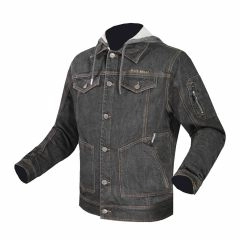CHAQUETA LS2 OAKY JEANS NEGRO