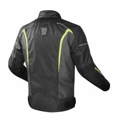 CHAQUETA LS2 SEPANG NEGRA GRIS AMARILLO
