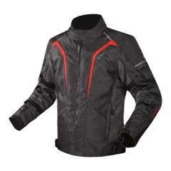 CHAQUETA LS2 SEPANG NEGRA GRIS ROJA