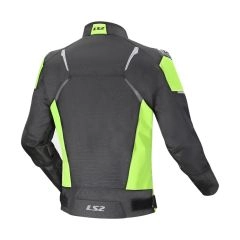 CHAQUETA LS2 ZOOM NEGRA AMARILLA