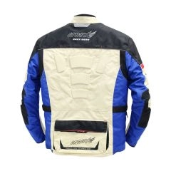 CHAQUETA ATROX TECH-3  LARGA BLANCA AZUL ROJO