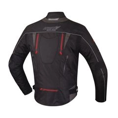 CHAQUETA ATROX CE 2101 HOMBRE NEGRA ROJA