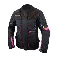CHAQUETA ATROX CHRONO-2  MUJER NEGRA ROSA