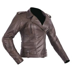 CHAQUETA ATROX 1178 CUERO MUJER CAFE