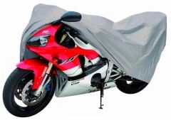 COBERTOR GRUESO IMPERMEABLE PEVA GRIS TALLA L