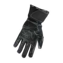 GUANTE ATROX STEEL CUERO Y TEXTIL NEGRO