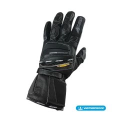 GUANTE ATROX STEEL CUERO Y TEXTIL NEGRO
