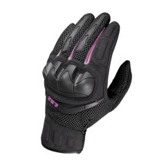 GUANTE LS2 KUBRA NEGRO MORADO MUJER
