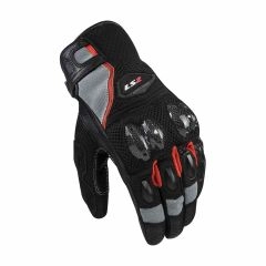 GUANTE LS2 SPARK II AIR NEGRO GRIS ROJO HOMBRE