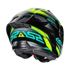 CASCO LS2 OF616 AIRFLOW II DRAZE NEGRO AMARILLO