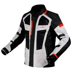 CHAQUETA LS2 SCOUT FOUR SEASON NEGRA GRIS NARANJA