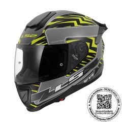 CASCO LS2 FF802 FLASH II ENERGY GRIS AMARILLO