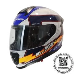 CASCO LS2 FF802 FLASH II ENERGY NEGRO MORA BLANCO