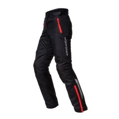 PANTALON LS2 CHART MUJER NEGRO ROJO